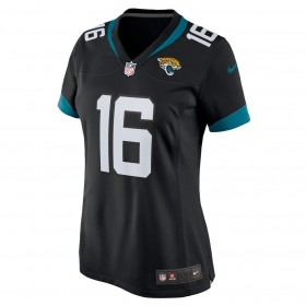 Maillot Jacksonville Jaguars Trevor Lawrence 16 Nike Noir 2021 NFL Draft - Femme